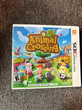 Nintendo Animal Crossing New Leaf Game Case with Bright Multicolor Art